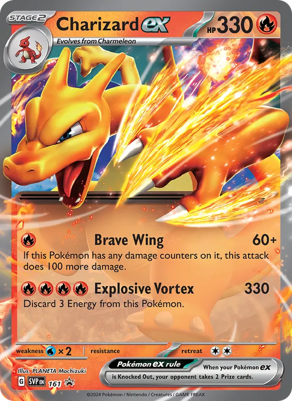 Charizard ex, SVP Black Star Promos No. 161