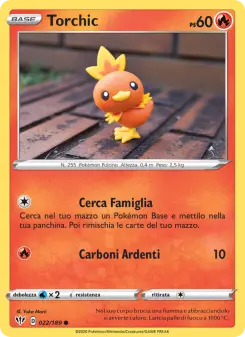 Torchic, Fiamme Oscure No. 22 Normal