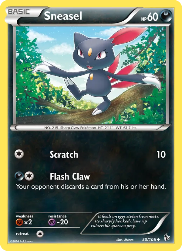 Sneasel, Flashfire No. 50