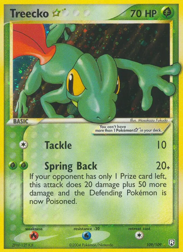 Treecko ☆, Team Rocket Returns Nº 109