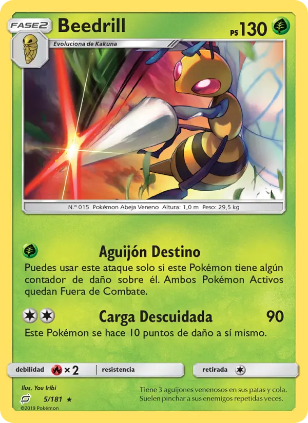 Beedrill, Union de Aliados No. 5
