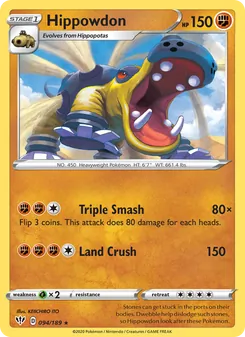 Hippowdon, Darkness Ablaze Nº 94 Normal