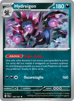 Hydreigon, Evoluzioni a Paldea No. 140 Holo