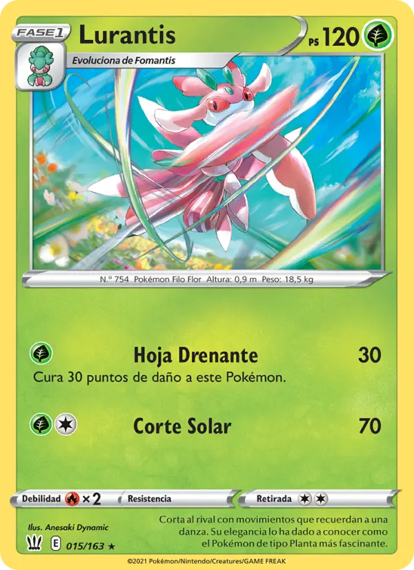 Lurantis, Estilos de Combate Nº 15