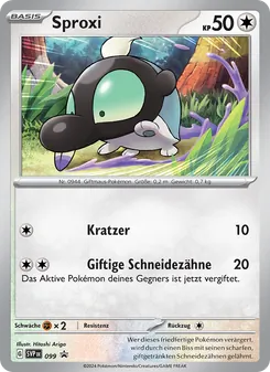 Sproxi, SVP Black Star Promos Nº 099 Holo