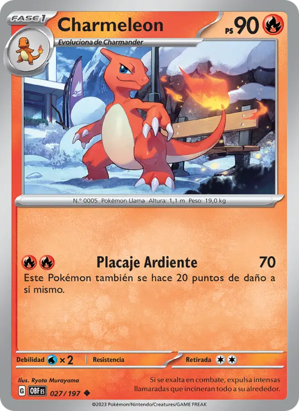 Charmeleon, Llamas Obsidianas No. 027