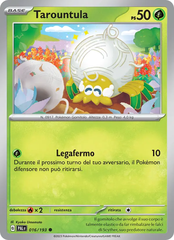 Tarountula, Evoluzioni a Paldea No. 016