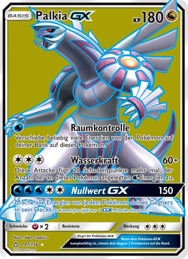 Palkia GX, Ultra-Prisma No. 147
