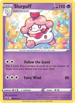 Slurpuff, Chilling Reign Nº 68 Normal