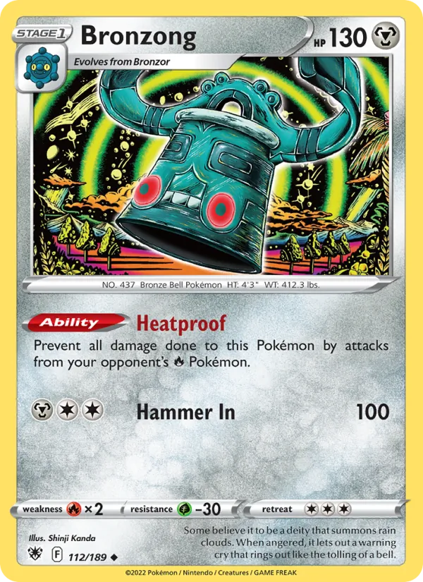 Bronzong, Astral Radiance No. 112