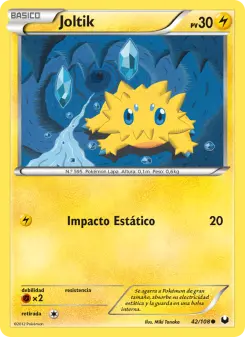 Joltik, Oscuros Exploradores Nº 42 Normal