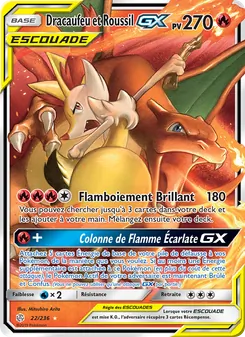 Dracaufeu et Roussil GX, Éclipse Cosmique Nº 22 Normal