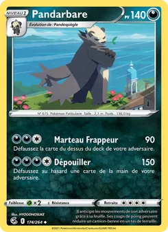 Pandarbare, Poing de Fusion Nº 174 Normal