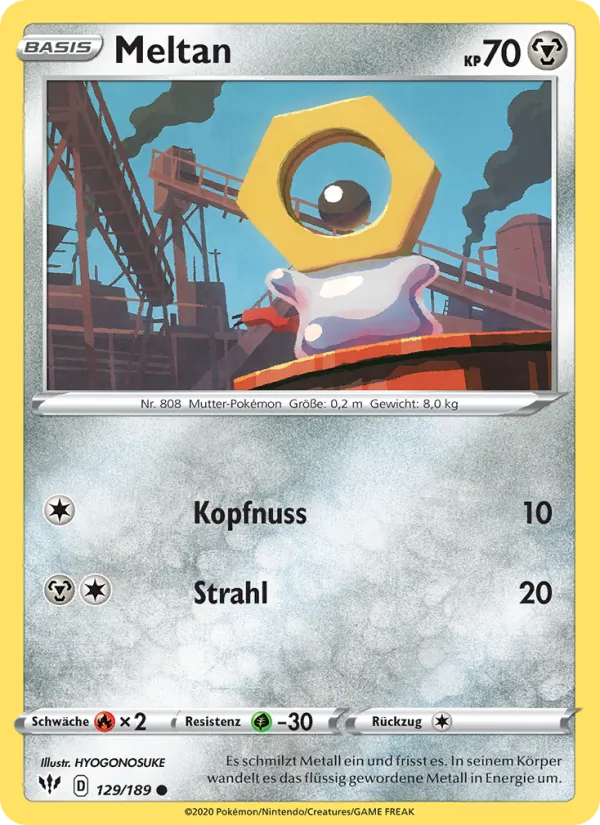 Meltan, Flammende Finsternis Nº 129