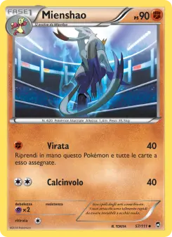 Mienshao, Colpi Furiosi Nº 57 Normal
