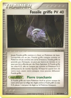 Fossile griffe, EX Gardiens du Pouvoir Nº 84 Normal