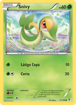 Snivy, Fronteras Cruzadas No. 11 Normal