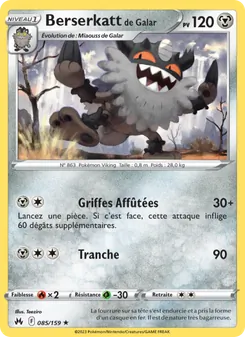 Berserkatt de Galar, Zénith Suprême No. 085 Normal