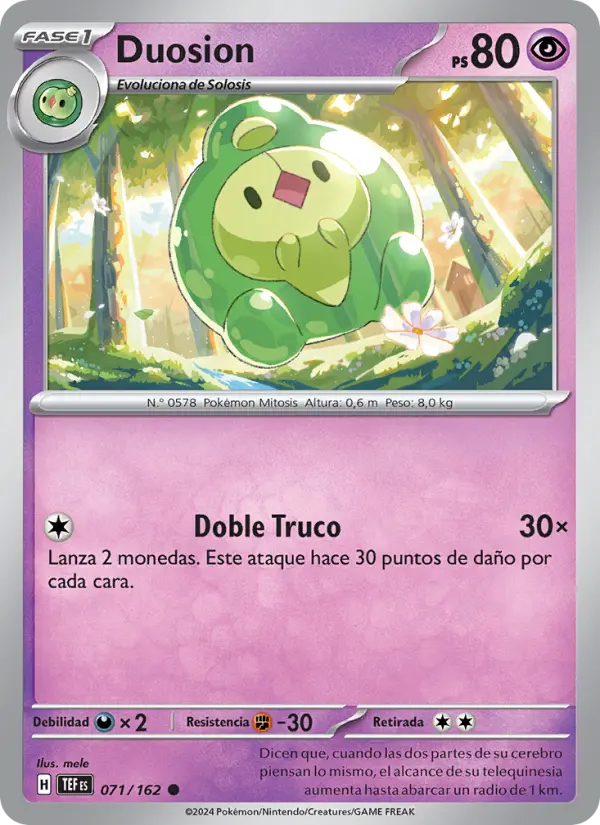Duosion, Fuerzas Temporales No. 071