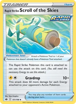 Rapid Strike Scroll of the Skies, Chilling Reign Nº 151 Normal