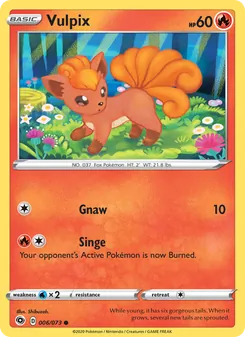 Vulpix, Champion's Path No. 6