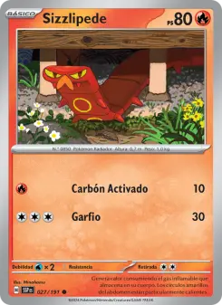 Sizzlipede, Chispas Fulgurantes No. 027 Normal