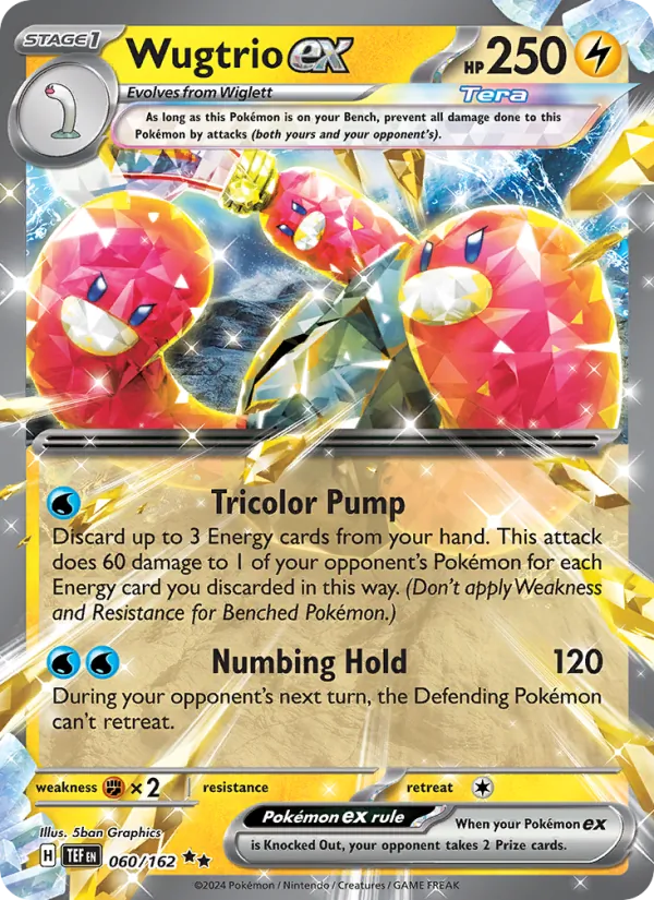 Wugtrio ex, Temporal Forces No. 060