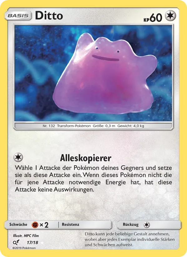 Ditto, Meisterdetektiv Pikachu No. 17