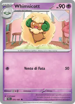 Whimsicott, Destino di Paldea Nº 035 Normal