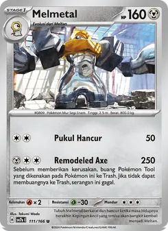 Melmetal, Bimbingan Rasi No. 111 Normal