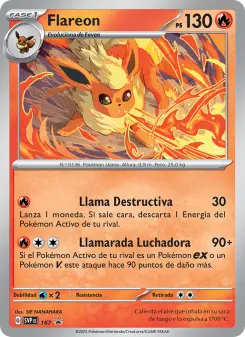 Flareon, SVP Black Star Promos No. 167 Holo