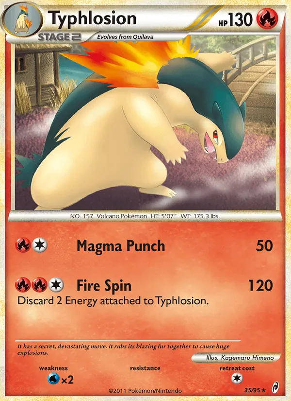Typhlosion, Call of Legends Nº 35