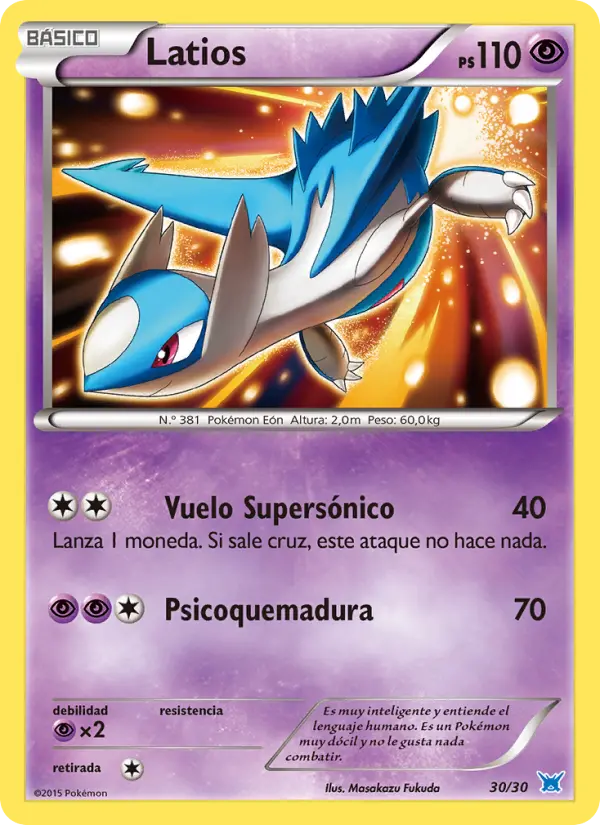 Latios, Kit de Entrenador XY (Latios) No. 30