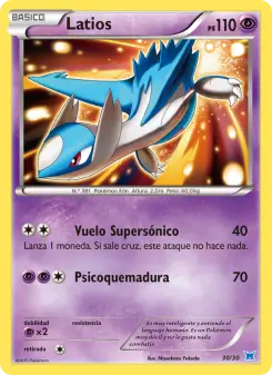 Latios, Kit de Entrenador XY (Latios) Nº 30 Normal
