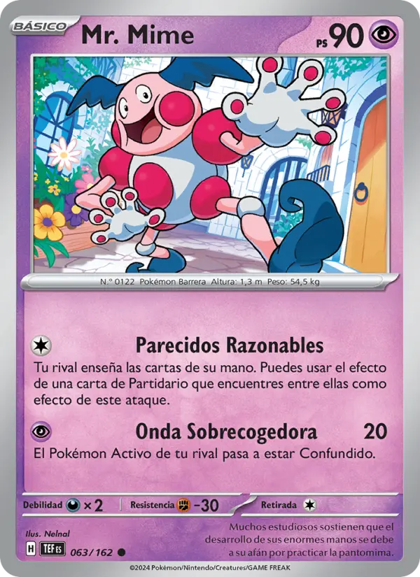 Mr. Mime, Fuerzas Temporales No. 063