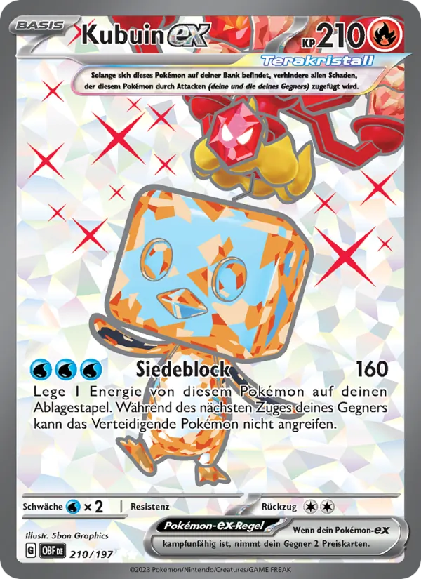 Kubuin-ex, Obsidian Flammen No. 210
