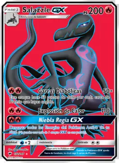 Salazzle GX, Sombras Ardientes Nº 132 Holo