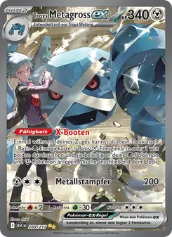 Troys Metagross-ex, Erhabene Helden Nº 289 Holo