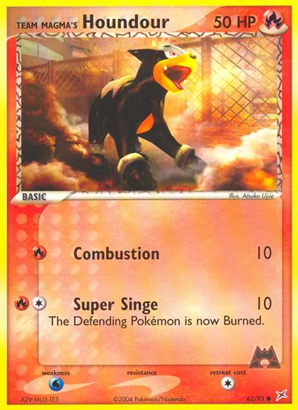 Team Magma's Houndour, Team Magma vs Team Aqua Nº 62