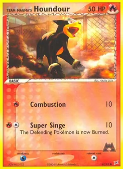 Team Magma's Houndour, Team Magma vs Team Aqua Nº 62 Normal