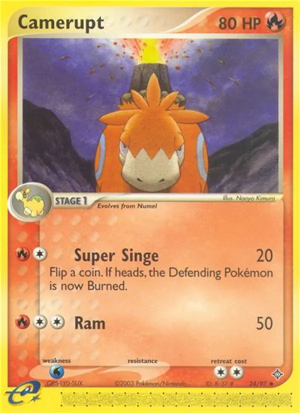 Camerupt, Dragon No. 24