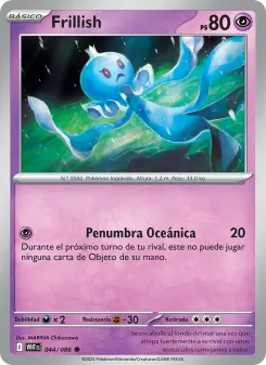 Frillish, Llama Blanca Nº 044 Normal