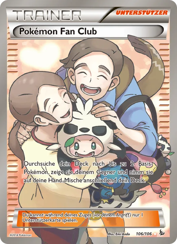 Pokémon Fan Club, Flammenmeer No. 106