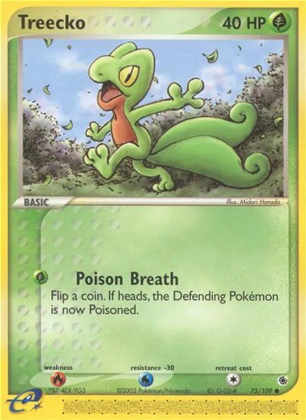 Treecko, Ruby & Sapphire No. 75
