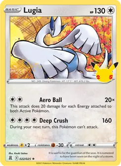 Lugia, Celebrations No. 22 Holo