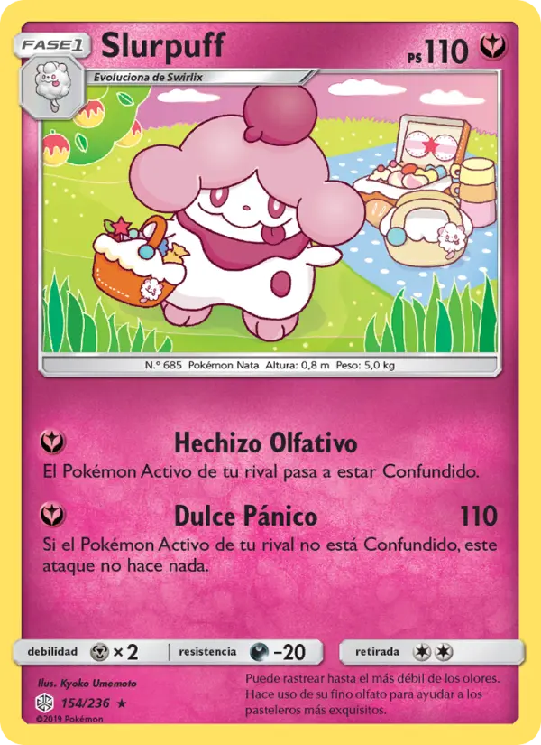 Slurpuff, Eclipse Cósmico Nº 154