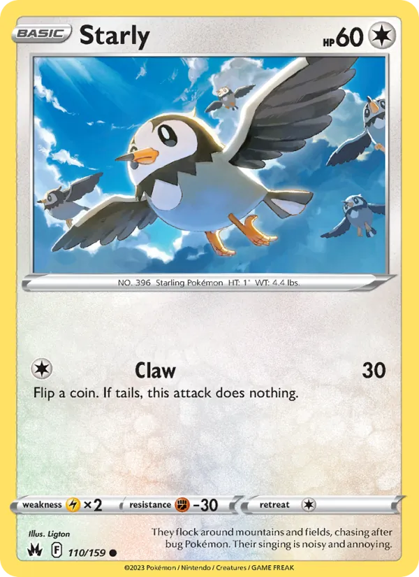 Starly, Crown Zenith Nº 110