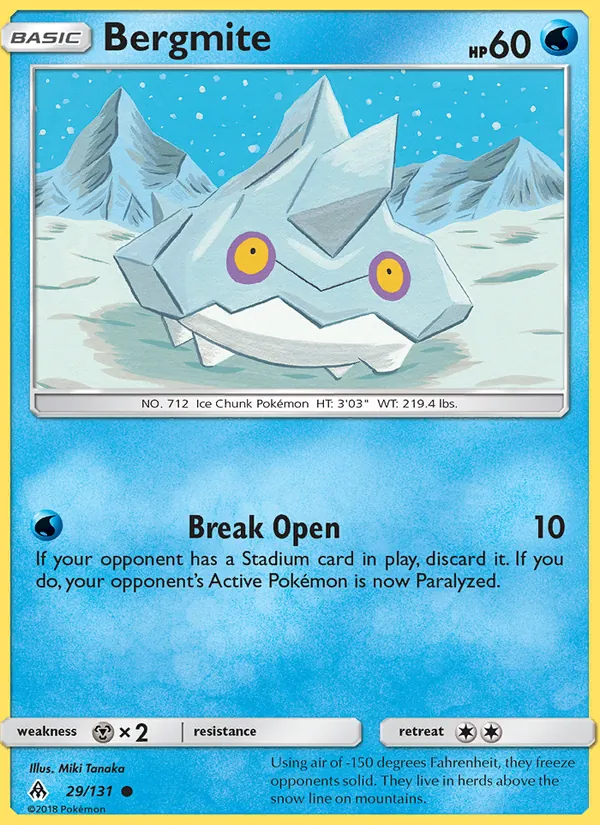 Bergmite, Forbidden Light No. 29