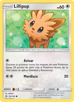 Lillipup, Sol y Luna No. 103 Normal