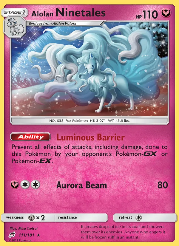 Alolan Ninetales, Team Up Nº 111